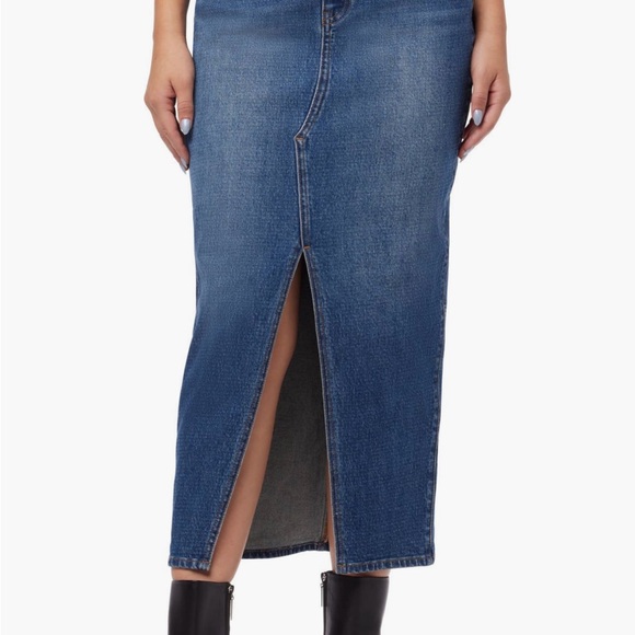 Hudson Jeans Blue Midi Skirt - Picture 1 of 4